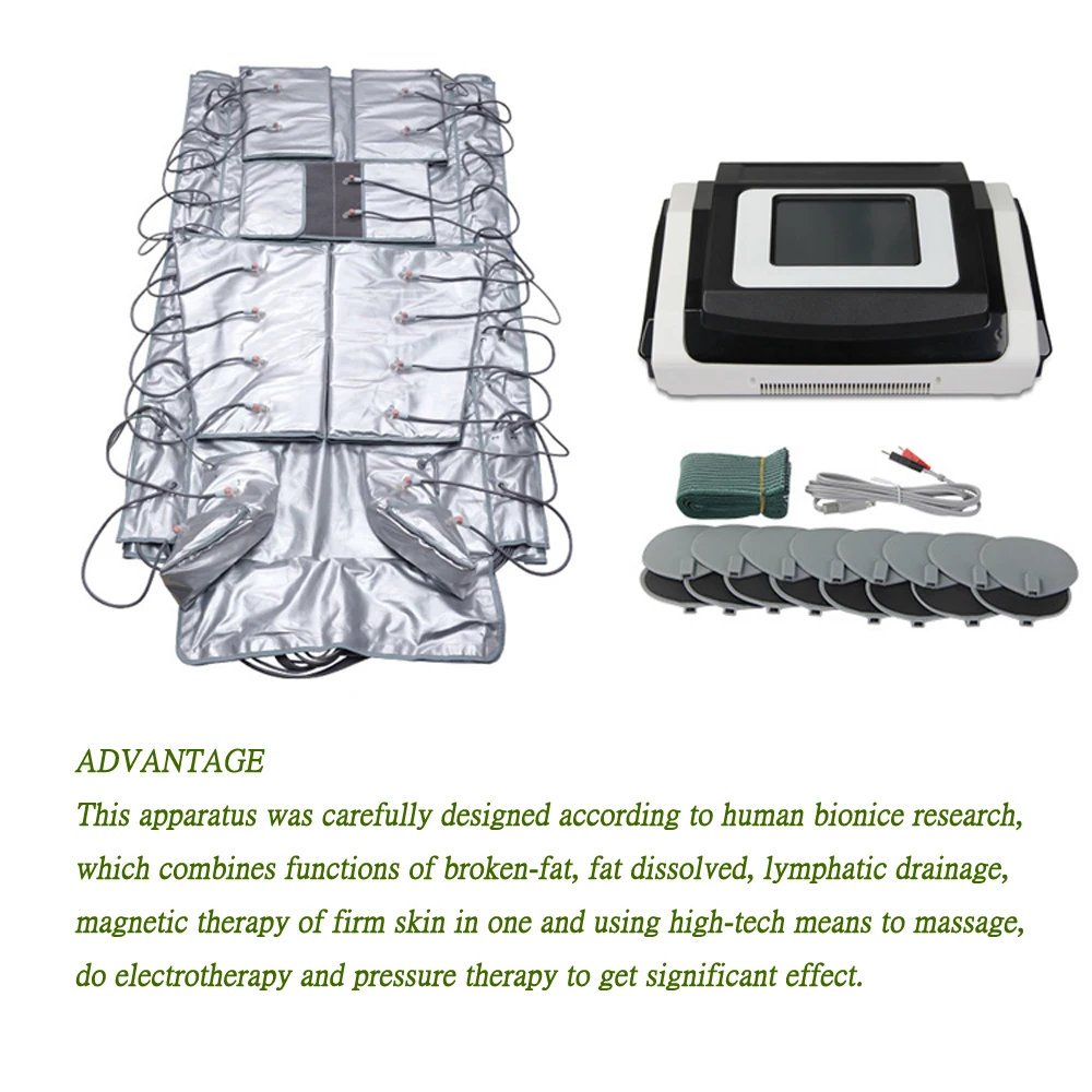 New Arrival Slim Sauna Suit Air Pressure Leg Massager Lymphatic Drainage Air Pressotherapy Far Infrared Body Suit With Blanket