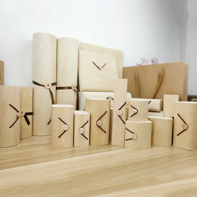 Wholesale Cylindrical Cork Business Card Box Vintage Jewelry Box Tea Box