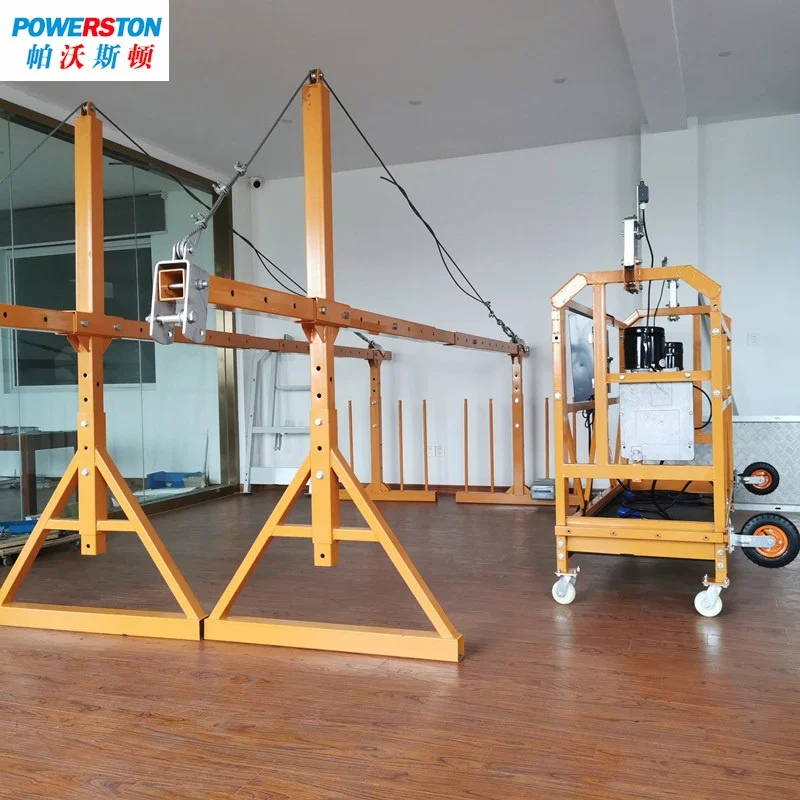 Curtain Wall Installation Building Maintenance Work Platforms ZLP630 ZLP800 Gondola Cradle