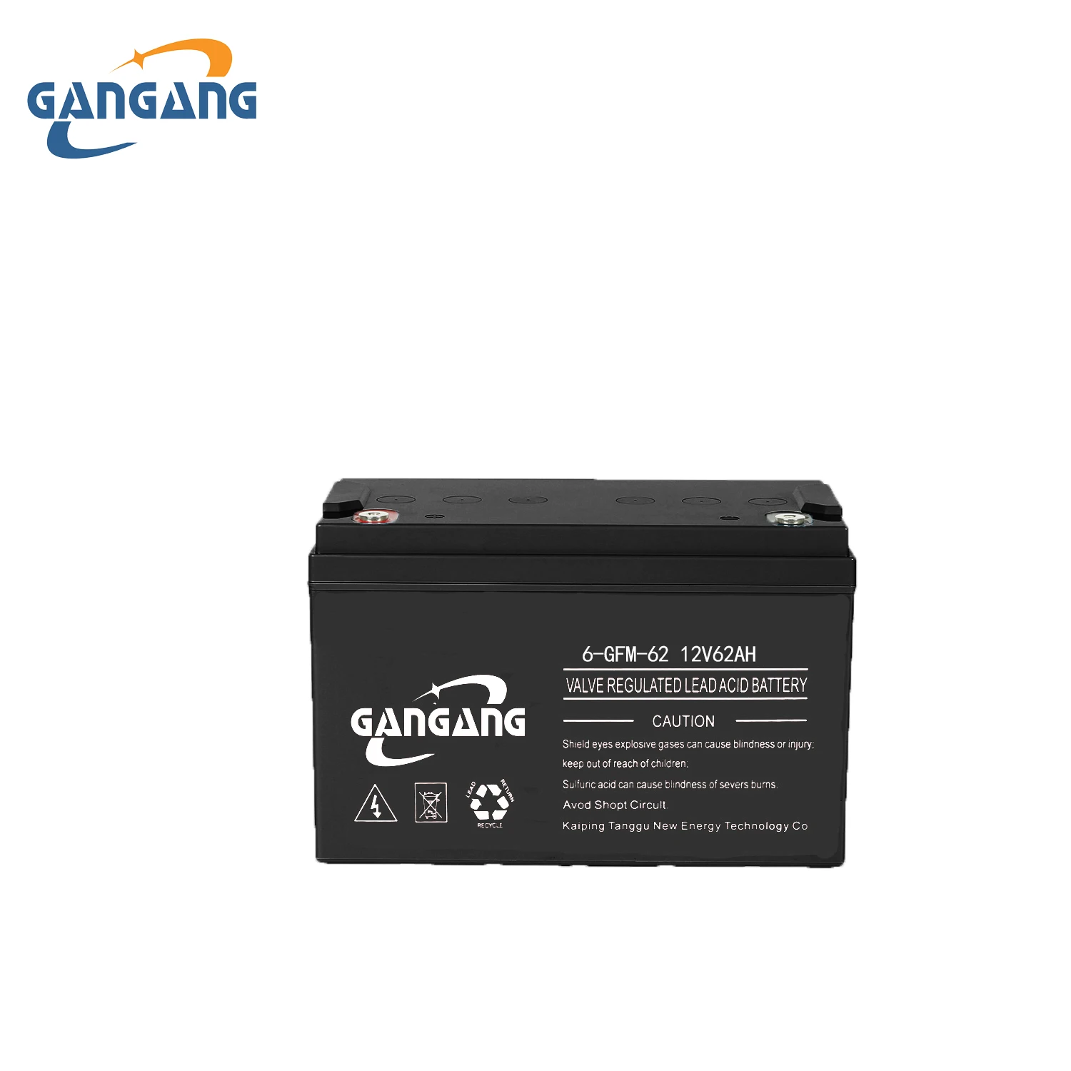 Rechargeable and Maintenance free 12V 62Ah AGM Lead-Acid UPS Battery