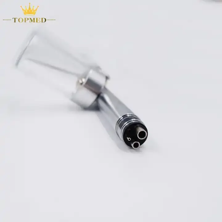 Dental Equipments Connect Pipe Nozzle 2/4 Holes Alumina Sandblasting Gun Handpiece Polisher Sandblaster Jet with Water Spray
