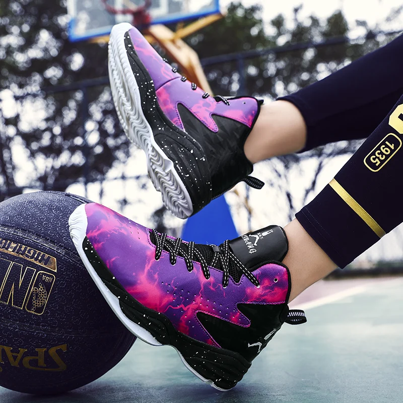 Лучшая мужская новая дышащая Баскетбольная обувь, мужская баскетбольная спортивная обувь