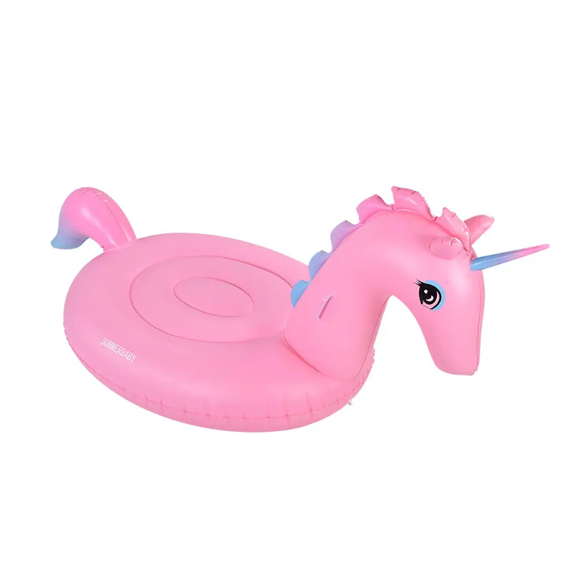 Customized Inflatable pink Unicorn Pool Float Ride On Party Toys Inflatable Swimming Pool Float Adult Inflatable Float