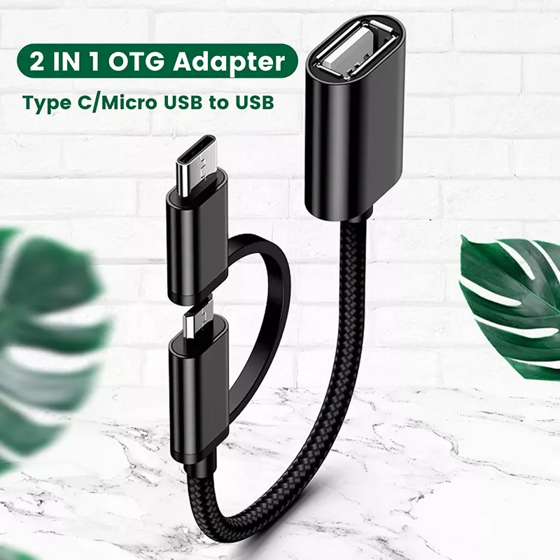 2 In 1 otg usb type c micro to  Usb 3.0 Female Cable Extension Cable Otg Adapter Data Cable for HUAWEI xiaomi Samsung vivo