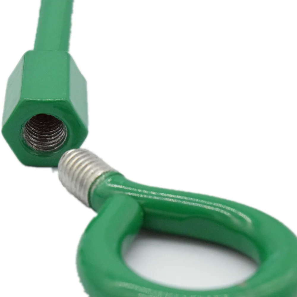 Заземляющий спиральный винтовой анкер с порошковым покрытием