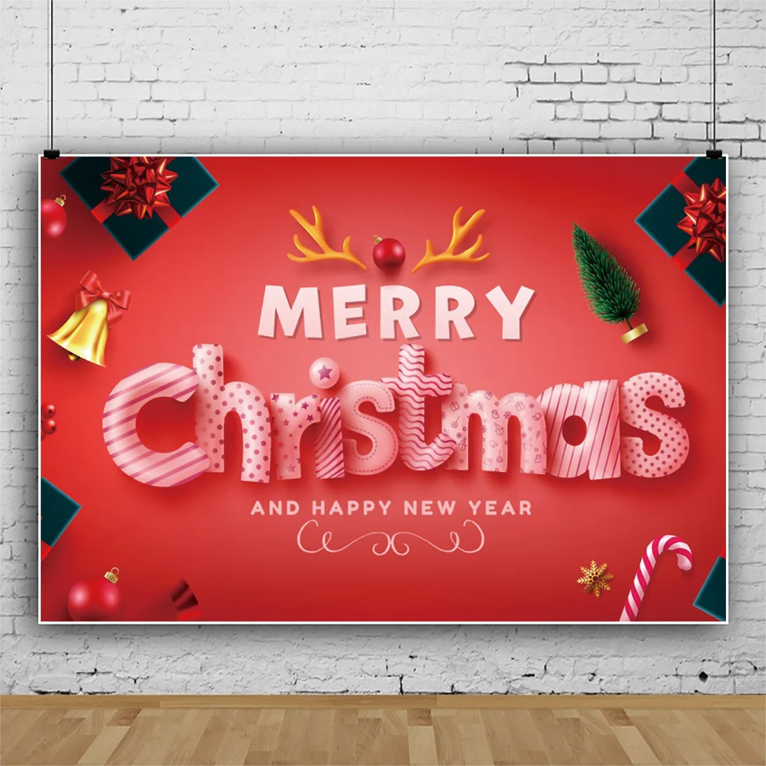 Christmas truck snowflake background cloth decoration banner