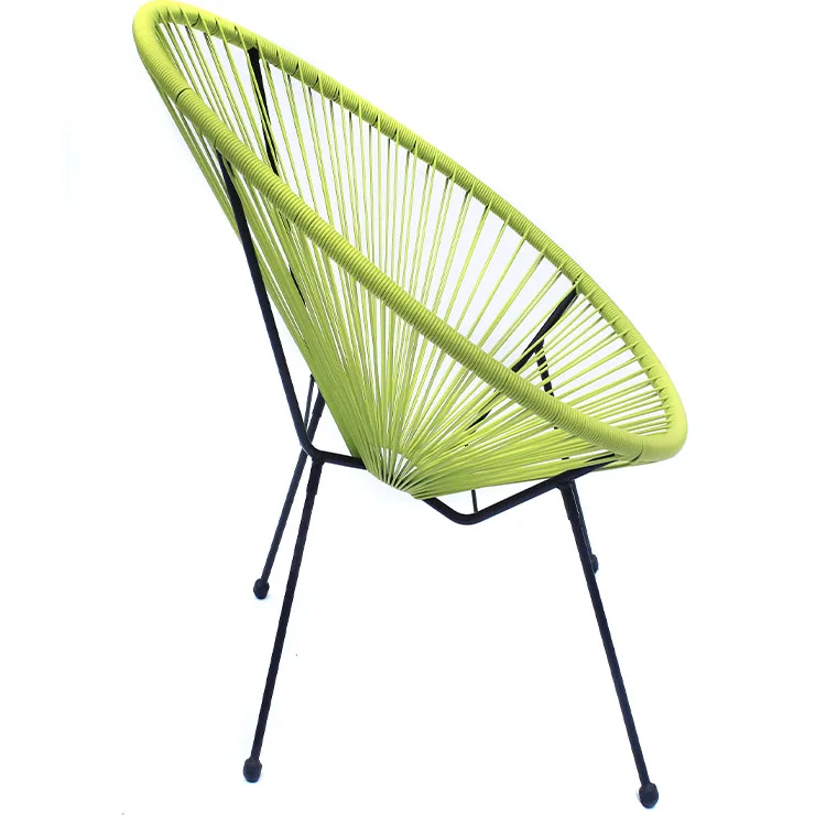 Outdoor Plastic String Chair Rattan Furniture Garden Egg Sunchair Patio furniture Acapulco Chair Contemporary Bistro Chair