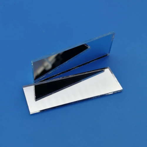 Clear Imaging Reflection Mirror Lens Flat Mirror Coated Metallic Coated Reflector 50x60x1.1mm Square Laser Mirror