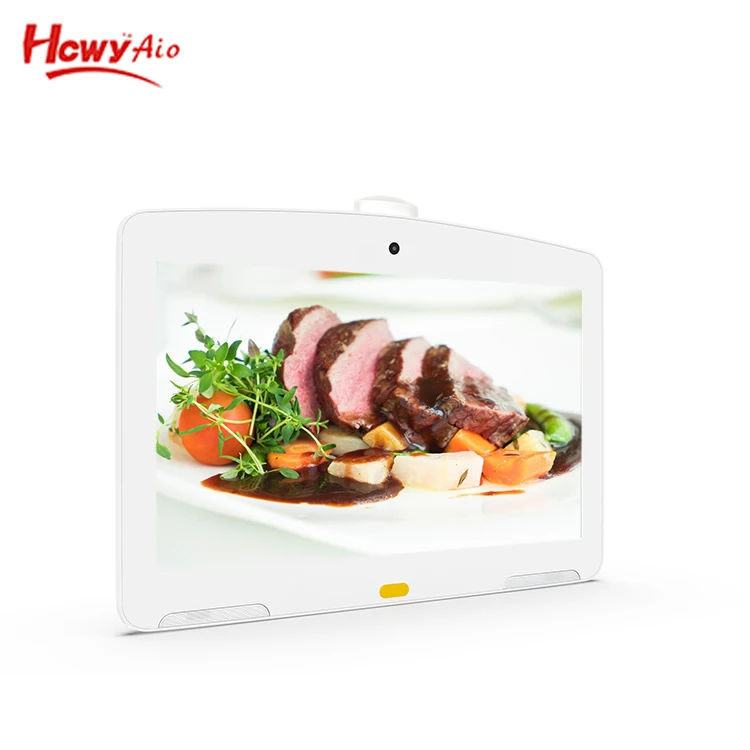 White 13.3 inch wall hanging Touch screen Android Wifi USB RJ45 Medical Advertising Machine