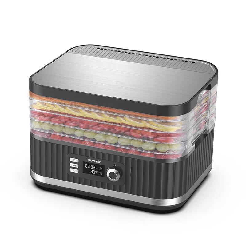 400W Food Dehydrator 5-9Trays LCD digital version Faster Drying for Beef Jerky  Meat Fruit Dog Treats Herbs