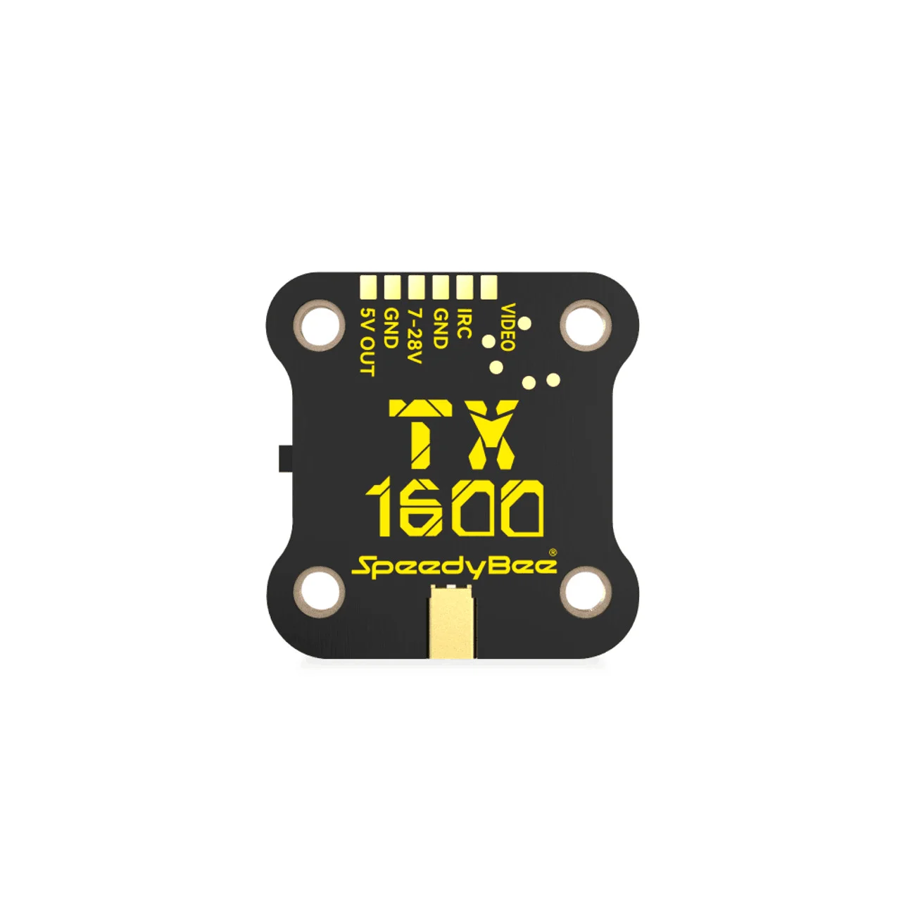 SpeedyBee TX ULTRA 5.8Ghz 1600mW 1.6W 48CH VTX Video Transmitter PIT/25-1.6W Switchable Shell Analog Image RC FPV Racing Drone
