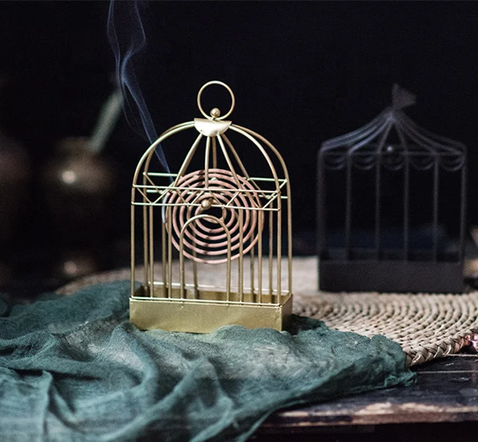 creative gift Iron incense stand incense burner Traditional Culture Mosquito coil holder Vintage gift