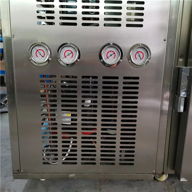 -Быстрая морозильная камера на колесиках 45 градусов