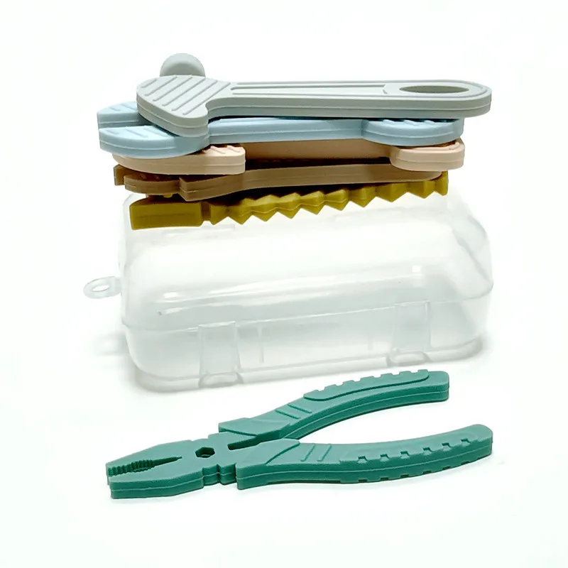 Забавные клещи мягкие Прорезыватели для зубов экологичный интересный прорезыватель силиконовые игрушки малышей