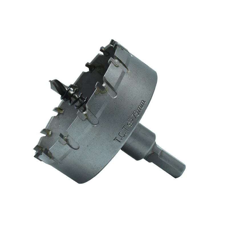 Wholesale hot sale TCT hole saw Cutter drill bit for Metal Stainless Steel carbide tipped Core Drills Diameter12-100MM