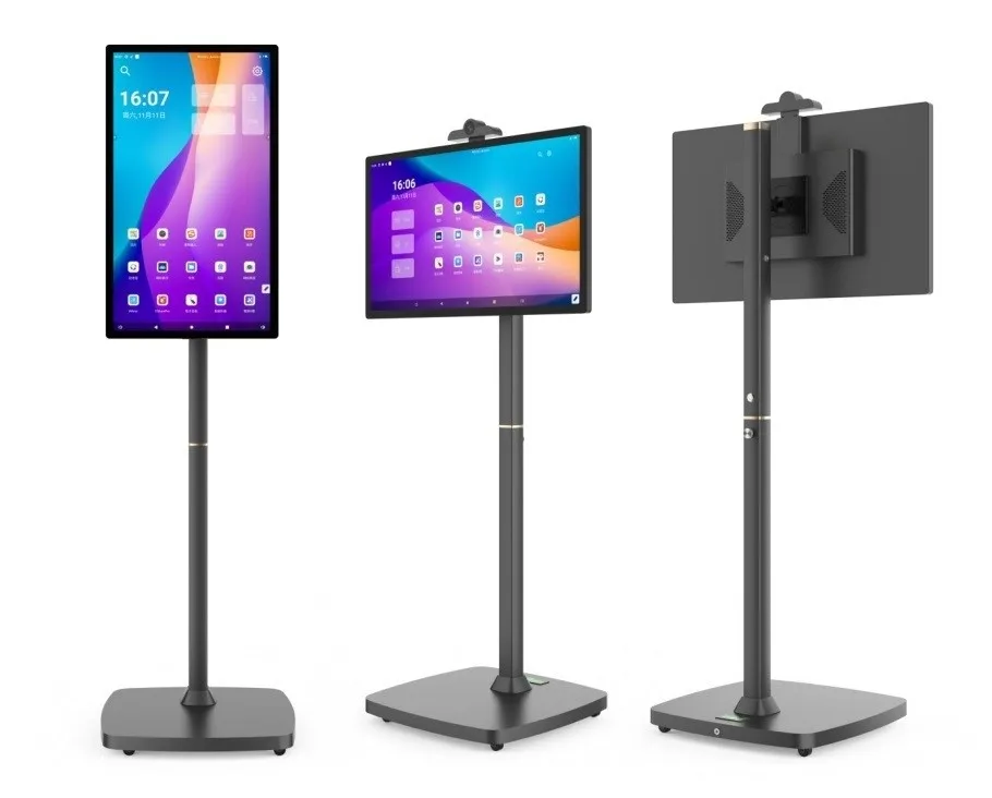 27 Inch Android Smart Gaming Monitor Touch Screen Rotatable WIFI Floor Standing Smart TV Work