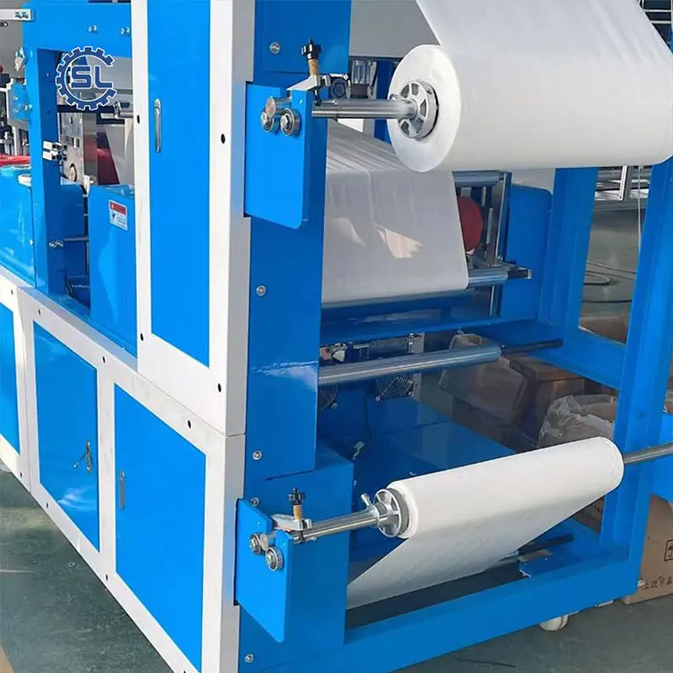 Fully Automatic Disposable Non-Woven Boot Cover Making Machine