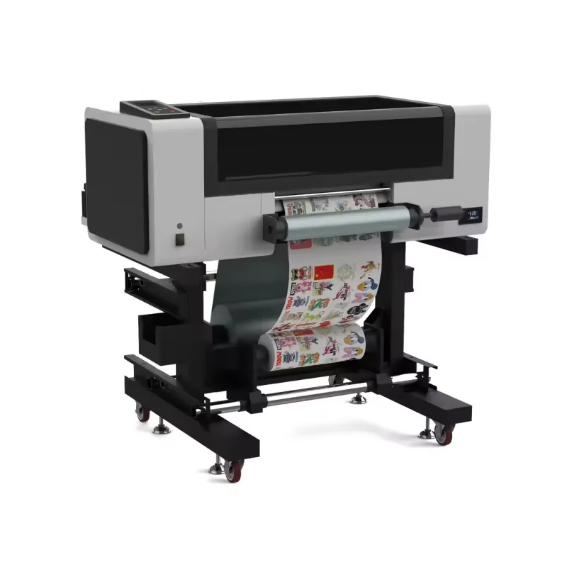 Unic Multicolor Uv Inkjet Printer Roll To Roll 30 60 cm Film Sticker Printer Machine A3 60cm Uv Dtf Printer With Laminator
