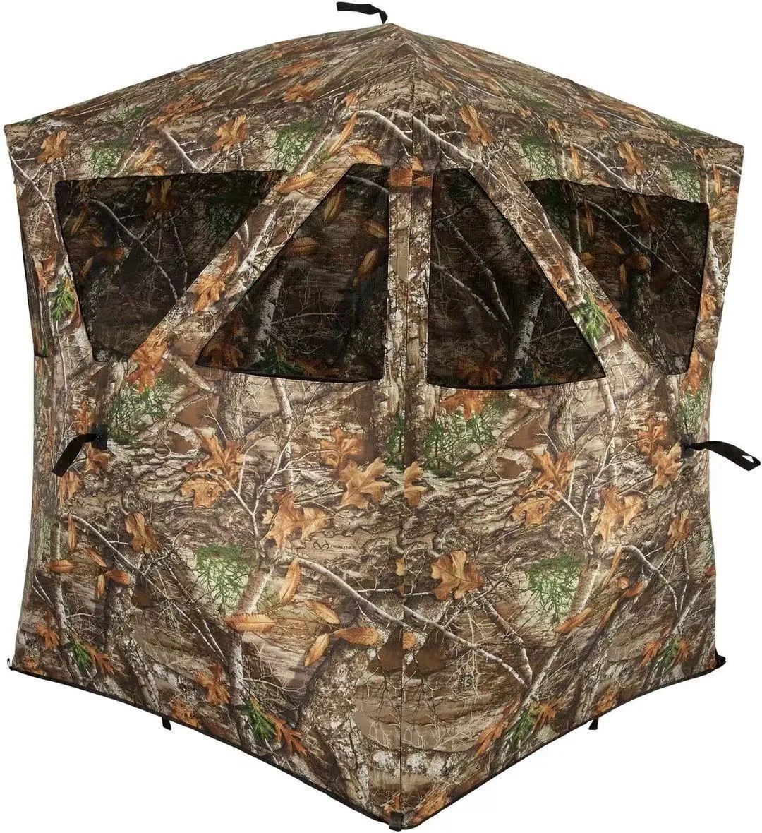 Pop up one to five person camouflage outdoor hunting blind tent platform
