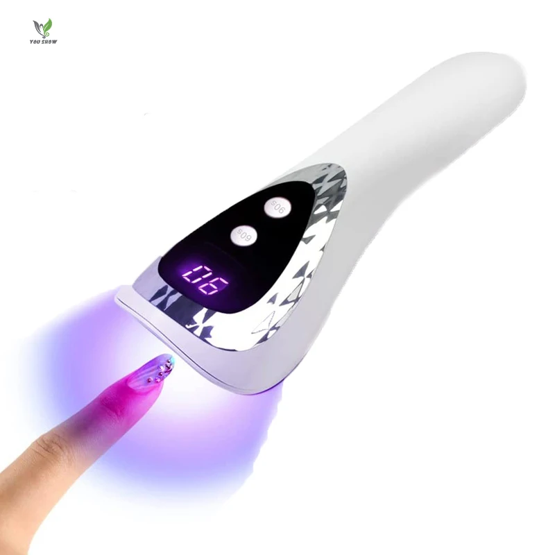 2 in 1 Usb Charge 18w Mini Handheld Uv Lamp Quick Curing Nail Dryer for Nail Gel Polish Nails Menicure Machine