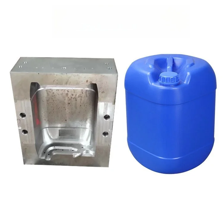 25L HDPE Chemical Barrel Blow Mold Stacking Drum Mold manufacturing and processing