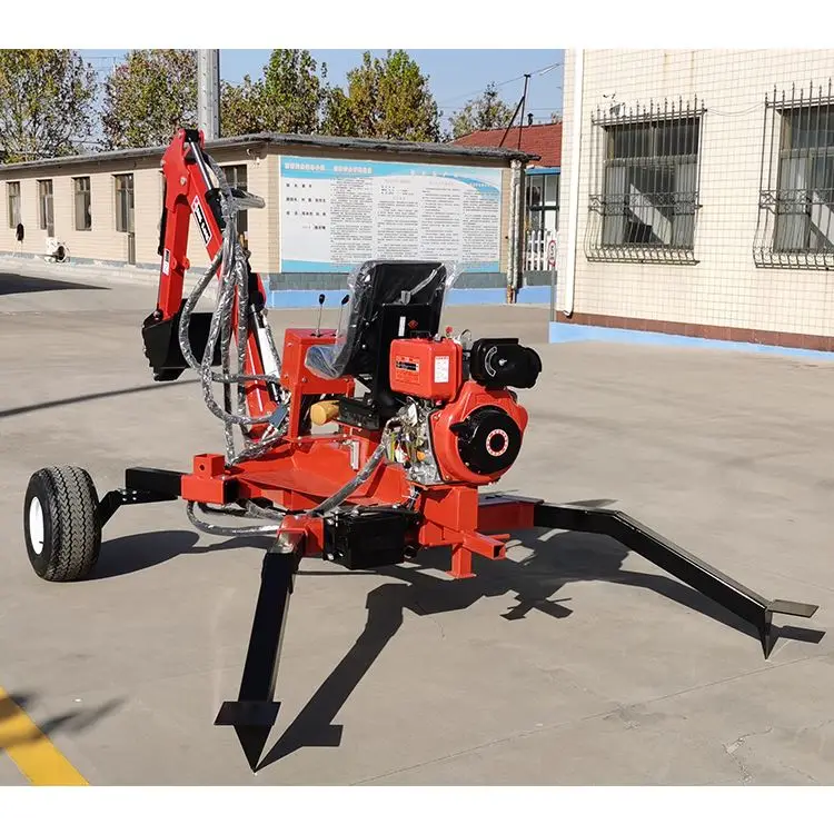 Оптовая цена новая модель Профессиональный Atv Towable экскаватор 15hp бензин фермы высокая