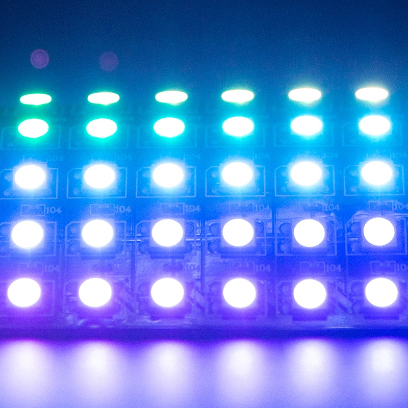 Ip20 Ws2812b Addressable Led Panel Digital Programmable Display Light Led Panel Matrix
