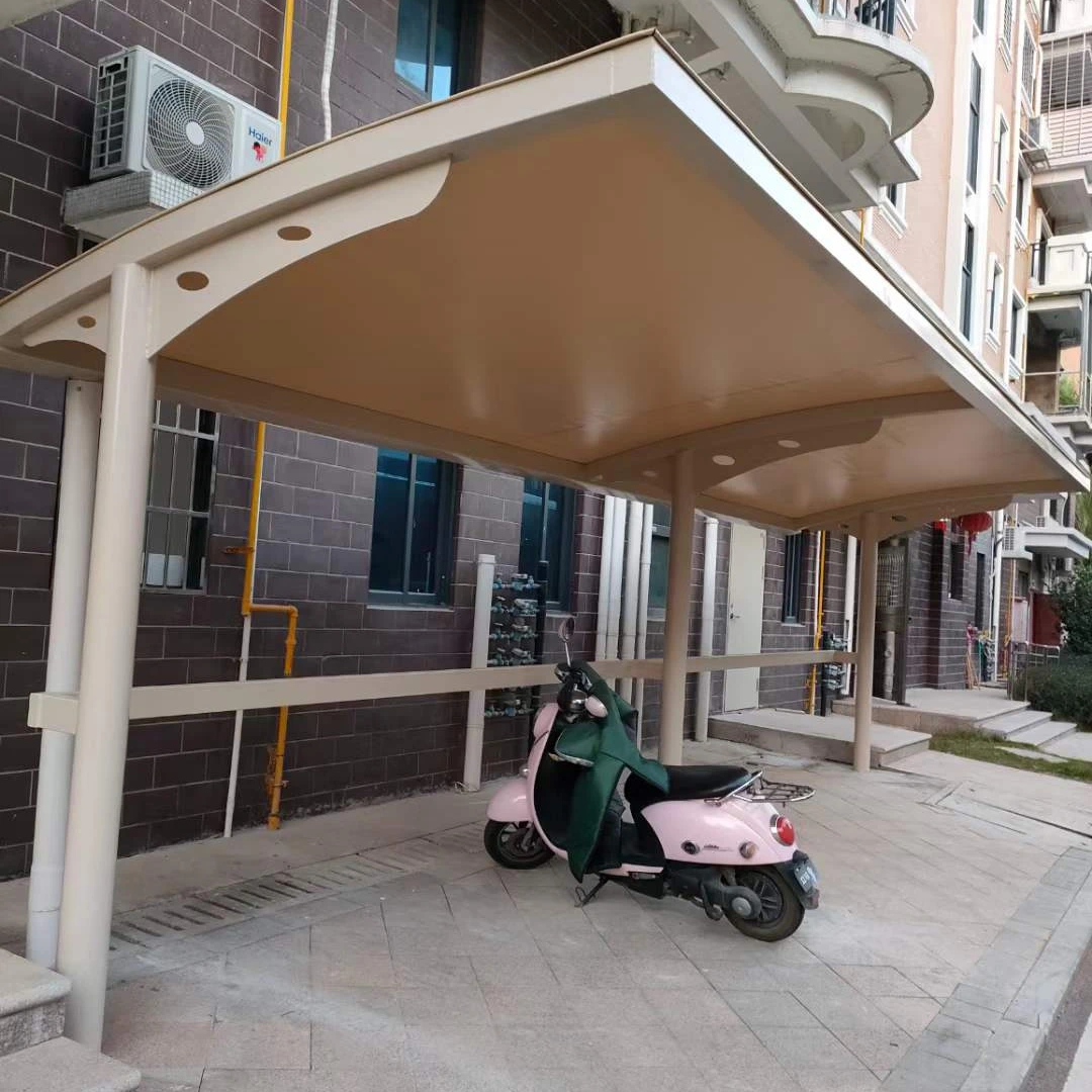 High stretch PVDF colours membrane fabric canopy for carport roof