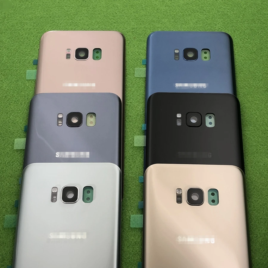 Стекло для Samsung Galaxy S8 Plus G950 G950F G955 G955F задняя крышка батарейного отсека запасная