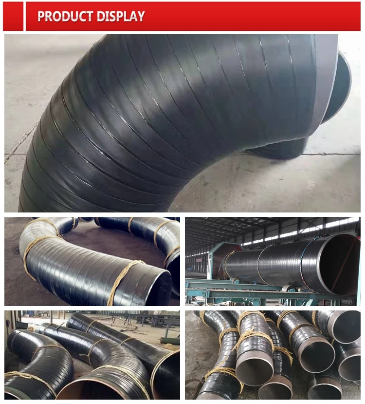 A860 whpy60 3PE coating pipe bend 135 degree 5D carbon steel