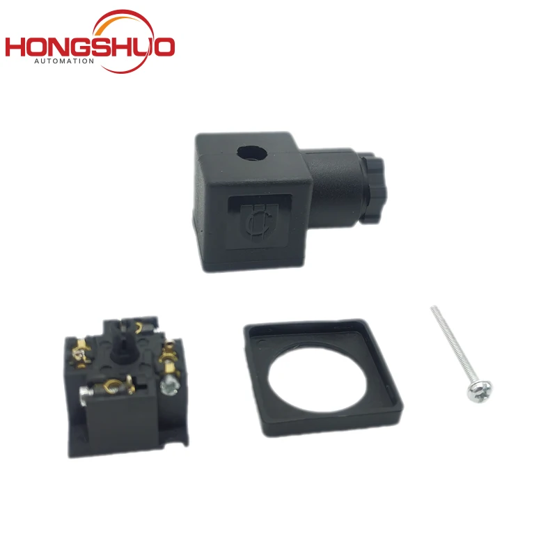 
din43650a 3+PE BLACK,PG11,IP65 DIN Valve Connectors 