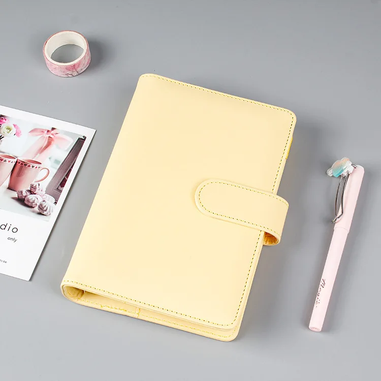 High Quality cork cover  hardcover notebook a4a5a6 Custom Logo Waist Cover Printing Brand Note Book PU Hard Cover school noteboo