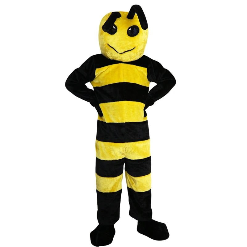 531 Cartoon Halloween Cosplay Party Christmas Yellow Bee Mascot Costumes
