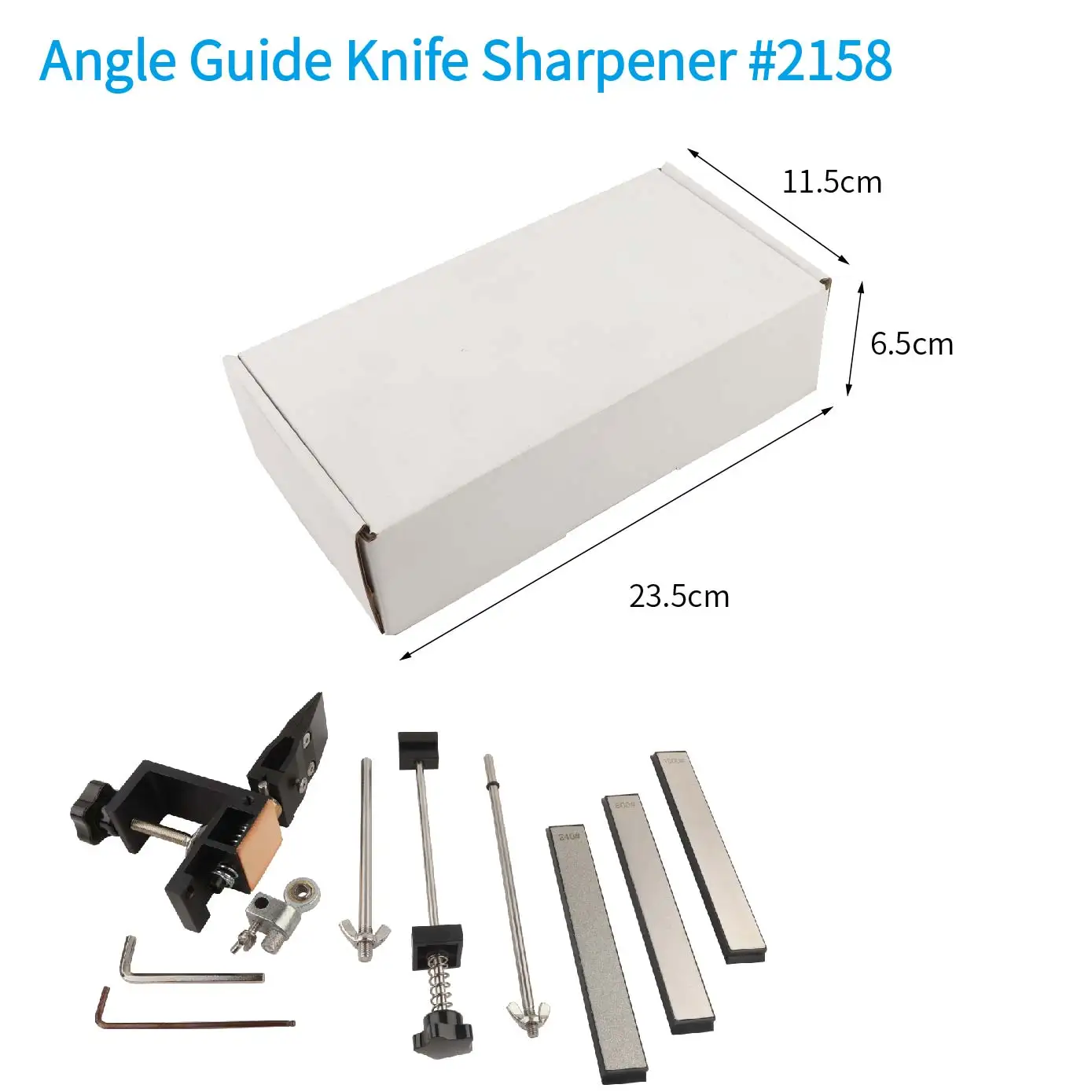 New Diamond Tool Adjustable Sharpening System Fixed Angle Knife Sharpener For Kitchen