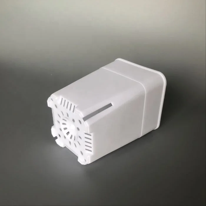 7cm*10cm 2 3 4 5inch plastic tall white black clear transparent slit square nursery succulent cactus pots