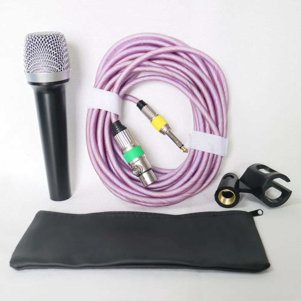 Advanced D5 Cardioid Wired Microphone Dynamic Handheld Microphone For Stage Performance DJ Karaoke Sing Recording High Quality