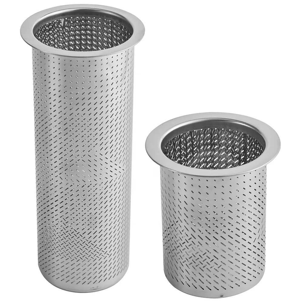 Professional Large Capacity Cylinder Tea Filter Strainer 304 Stainless Steel Tea Infuser