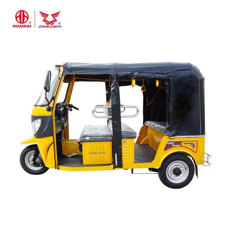 Zongshen двигатель Bajaj авто рикша бензиновый мотоцикл пассажиры трехколесные велосипеды Tuktuk для