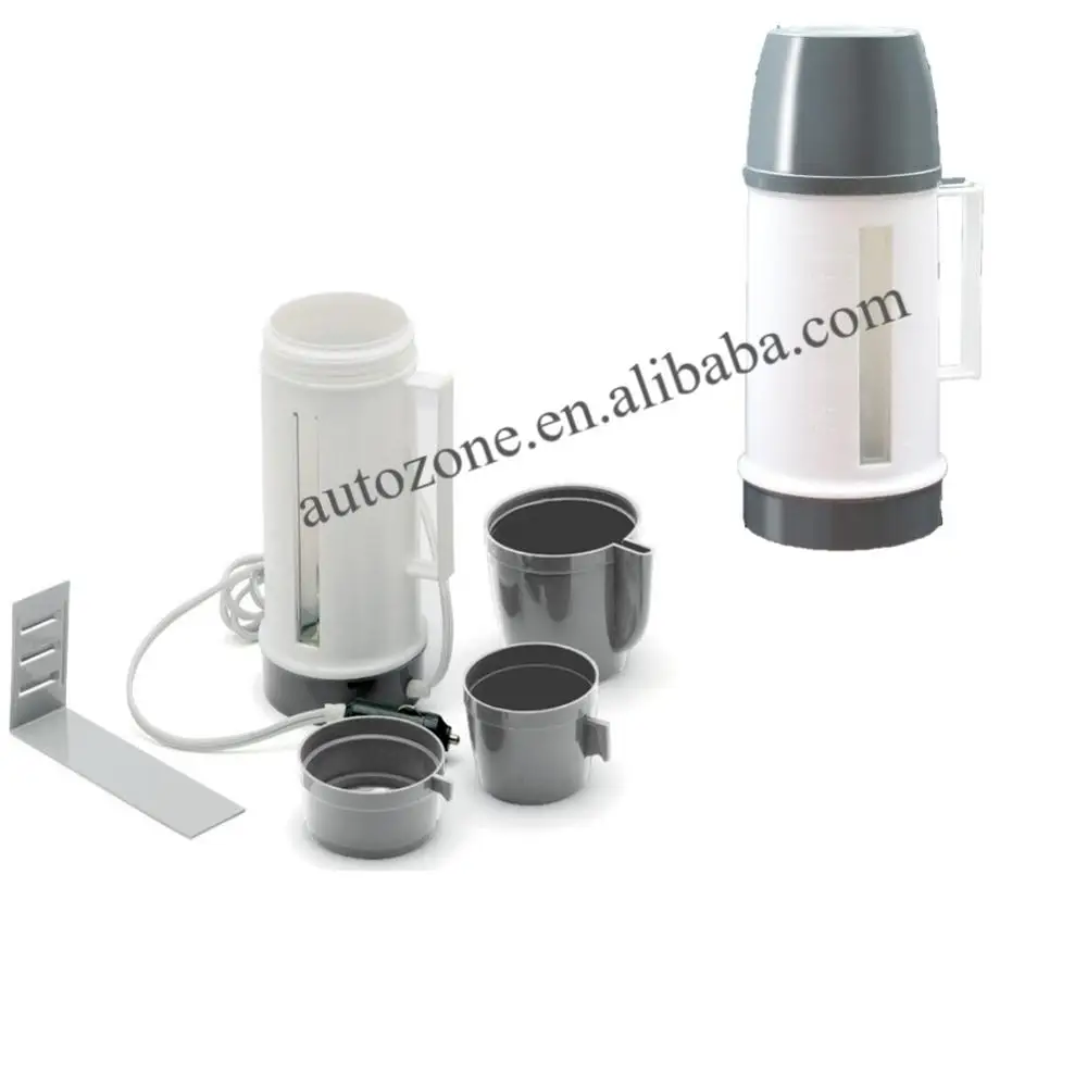 
Uniox Car Cigarette-Lighter DC12V/150W Car Electric Kettle Boil Water Heating Cup Boiling Kettle Automatic Working (Gray) 