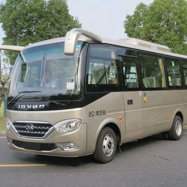 Brand New China Luxury 7 Meter 24 to 30 Seats Manual Front Diesel Engine RHD Mini City Bus for sale