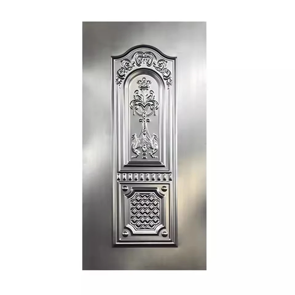 2024 Latest Design Embossed Metal Door Skin Panel Cold Rolled Sheet