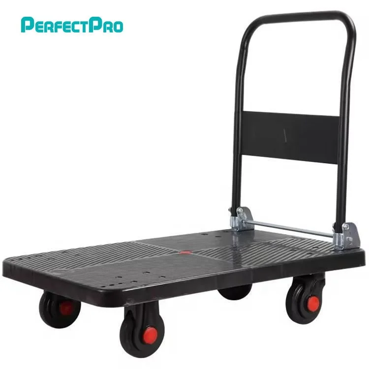 Plastic Folding Trolley Hand Carts Utility Transport Cart