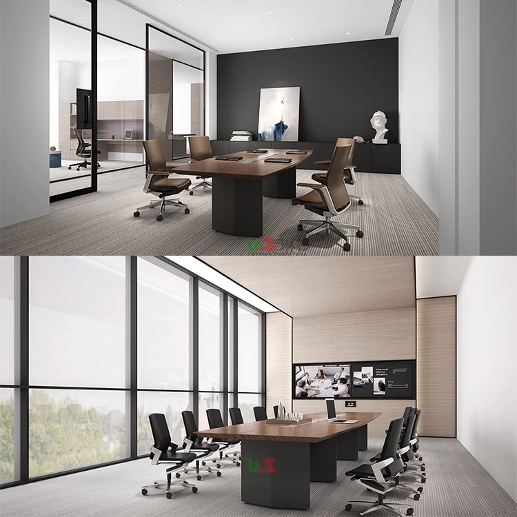 Luxury Furniture Large 18 Person Board Conference Wooden Office Meeting room table For Sale