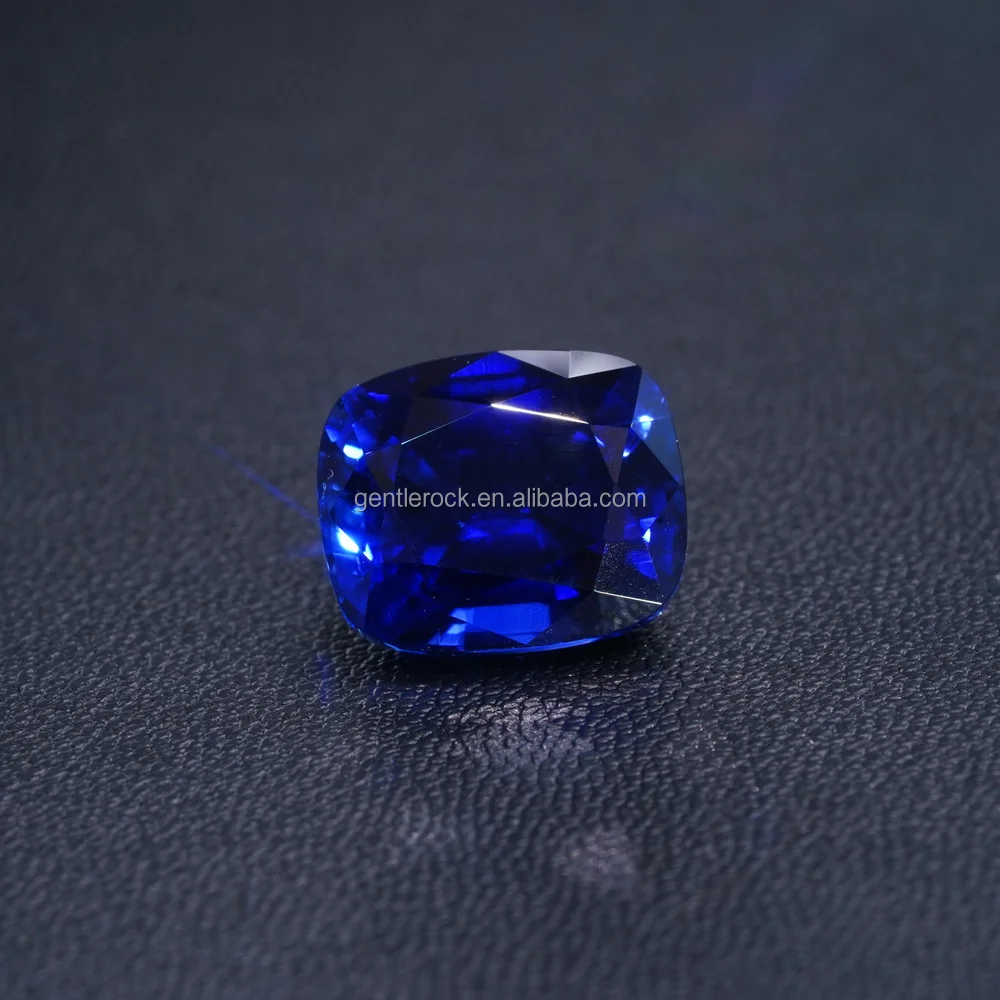 labgrown sapphire royal blue factory direct sale customize order any shape and size fast turnaround
