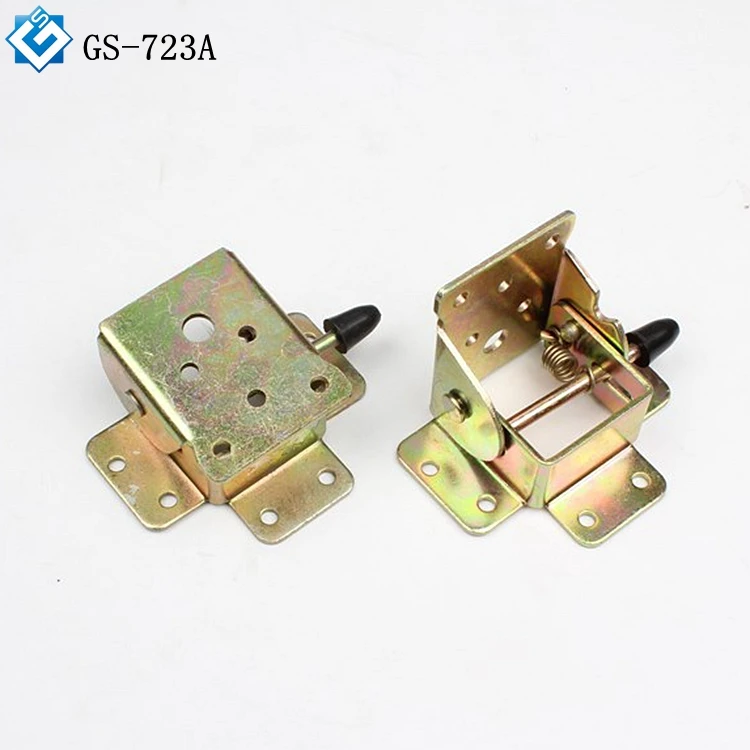 Furniture hardware hinges adjust 90 degree self lock Support Bracket for Folding Table Wooden Leg