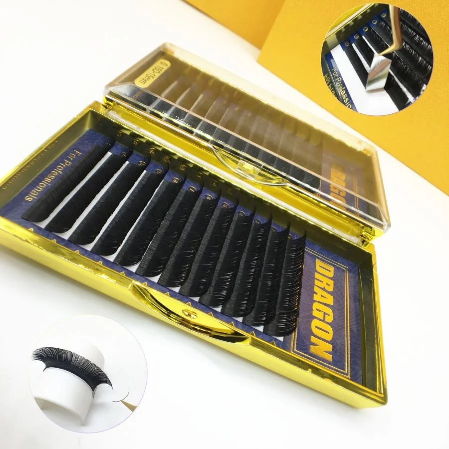 Super Hot Sale matte cashmere flat individual lash extensionsflat lash extensions private label  flat face mannequin for lashes