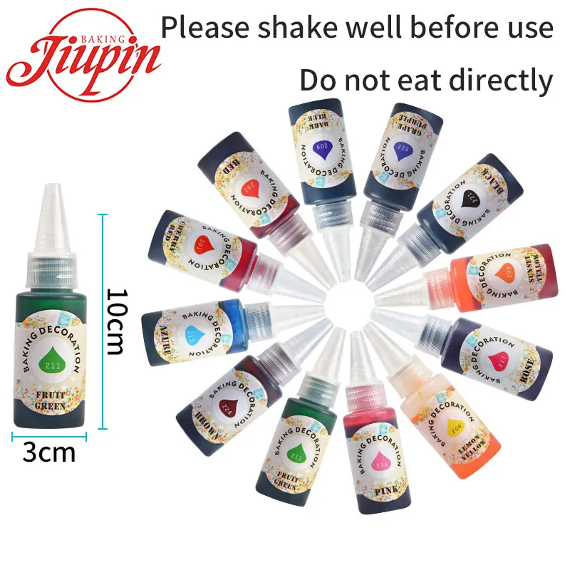 Food Grade Colorant Liquid Color Additive Dye Pigment Edible Gold Glitter Dust for Drink Cake