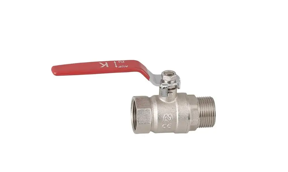 Латунный шаровой кран с внутренней резьбой и полным отверстием PN25 со стальной ручкой 1/4-2 1/2 дюйма, Одобрено CE и ACS