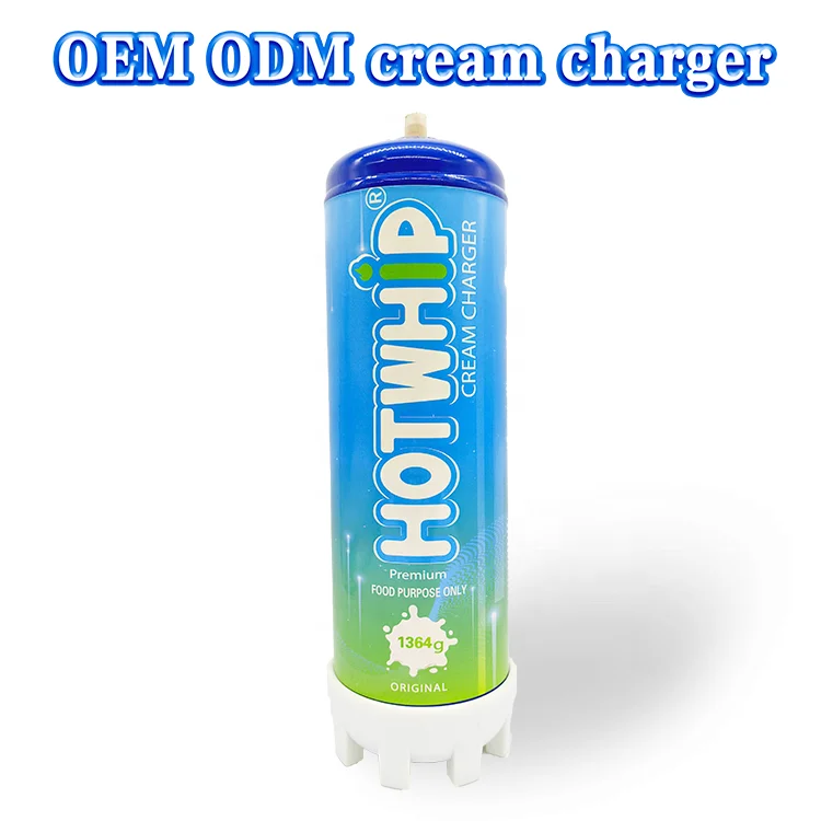 Vanilla Ice Cream Flavor Whipped Cream Dispenser Cartridge Tank Nitrous 2.2L 1100 Gram Whipped Cream Tank