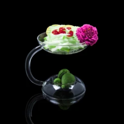 Wholesale high borosilicate glass bowls restaurant with characteristic tableware